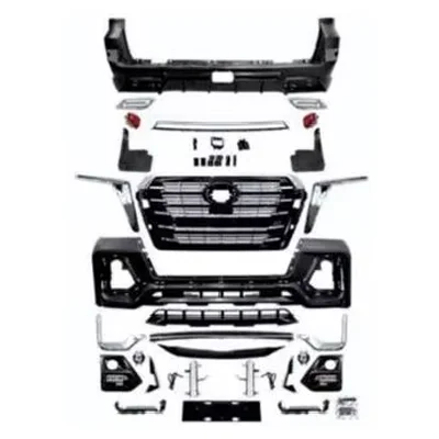 

Комплект для переоборудования Dream Garage Premium LC200 в стиле Navigator: полный набор, включая передний и задний бамперы, решетку радиатора, фары и задние фонари.
