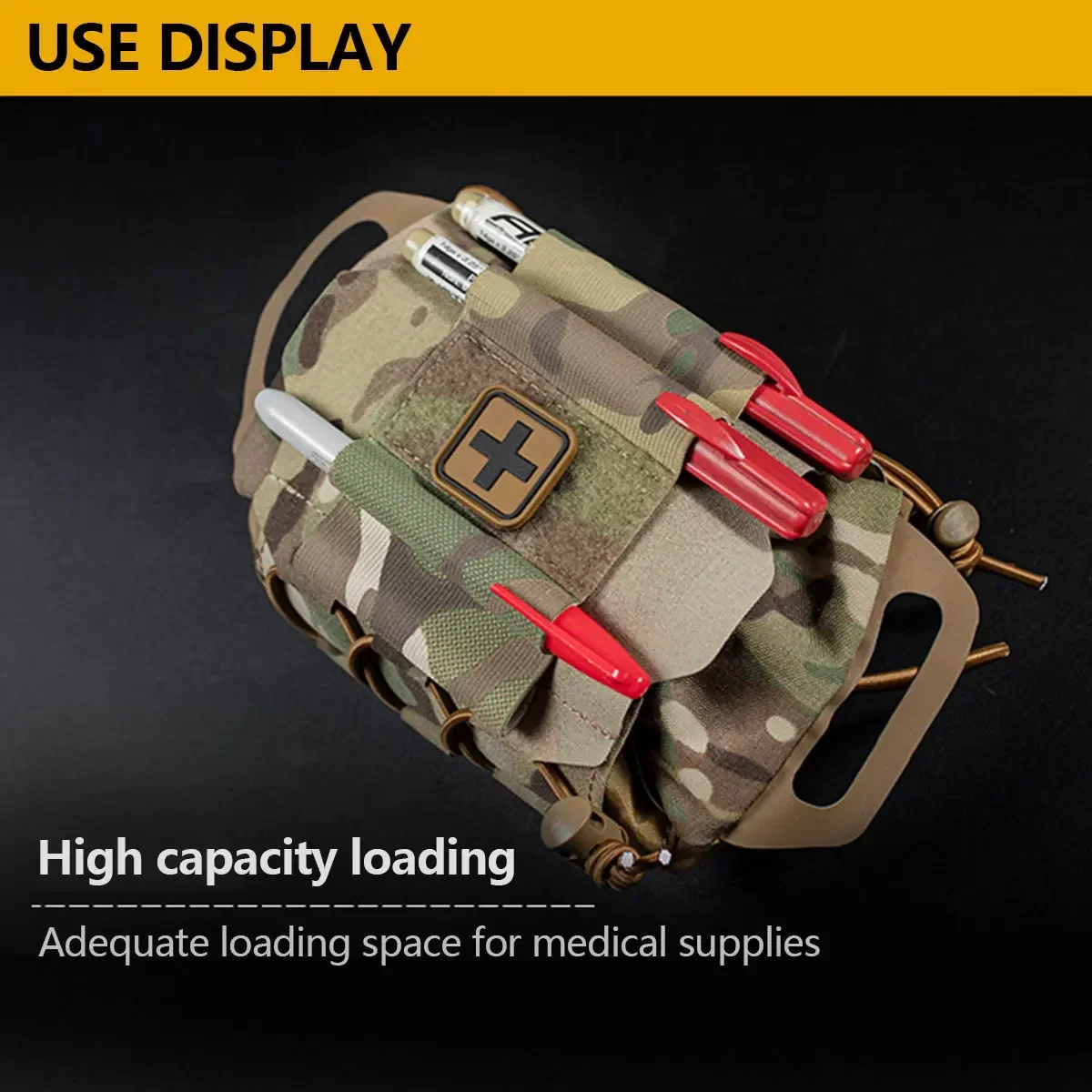 Tactical Rapid Deployment First-aid Kit Tactical Molle Medical Pouch IFAK Kits Outdoor Hunting Emergency Survival Bag