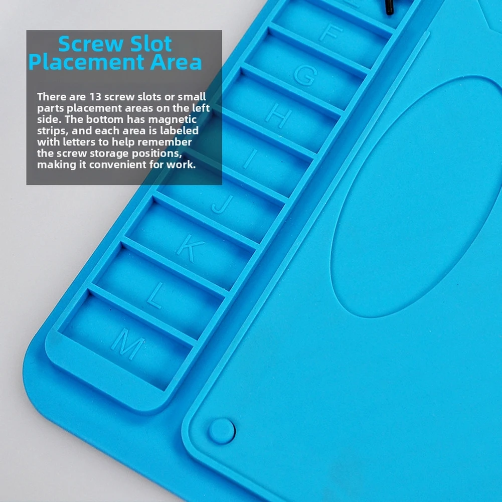 

TE-601 Силиконовый коврик для пайки 480x360 мм, термостойкий, нескользящий, для ремонта электроники и использования с паяльной станцией