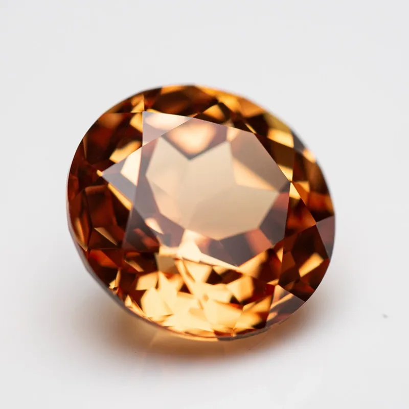 

Выращенный в лаборатории сапфир оранжевого цвета, круглые бусины из драгоценных камней для подвесок, серьги «сделай сам», изготовление подвесок на выбор, сертификат AGL