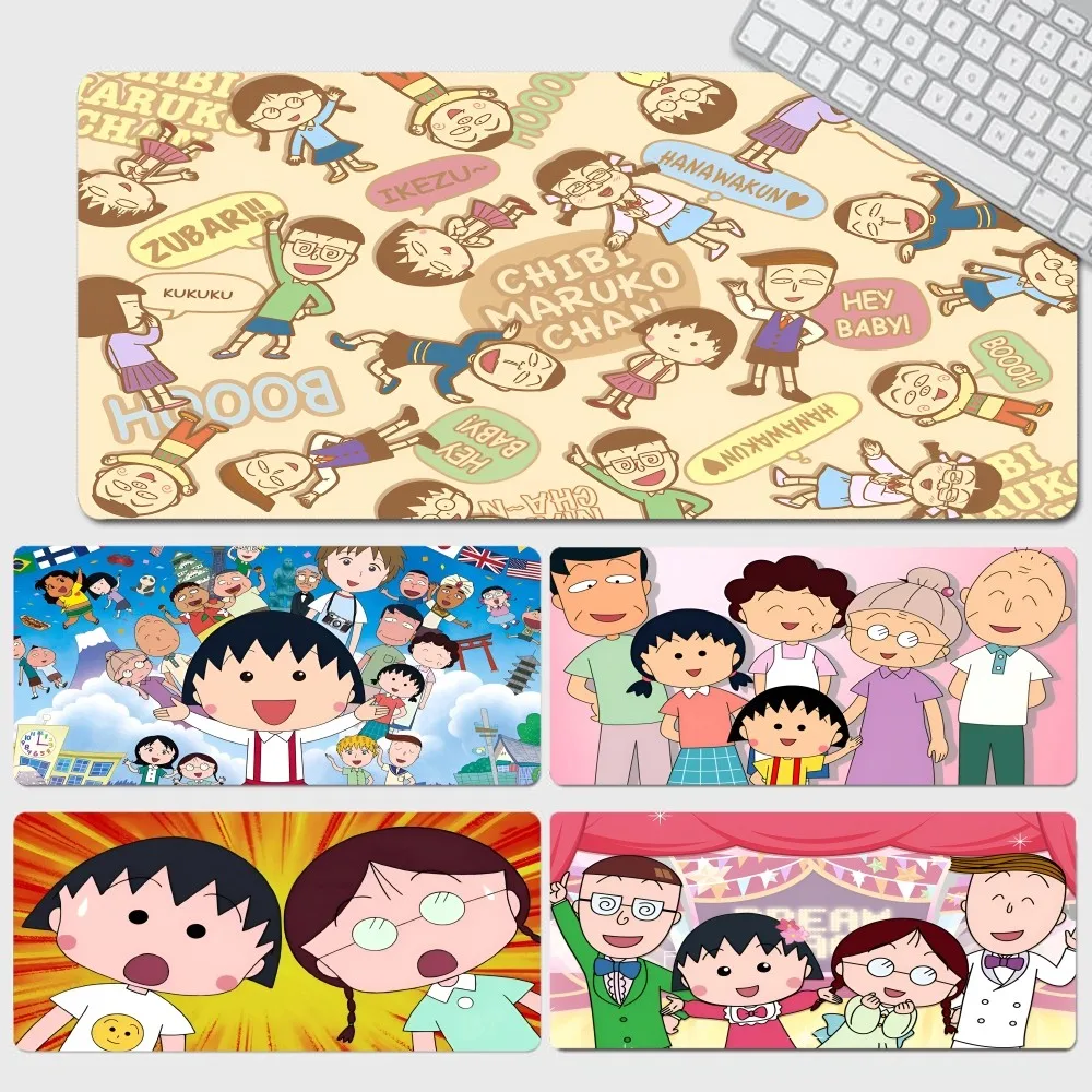 Chibi Maruko Chan Sakura Kyoko Extra Large Gaming Laptop Computer Desk Mat Mouse Pad Mouse Mat Notbook Mousepad for PC Desk Pad