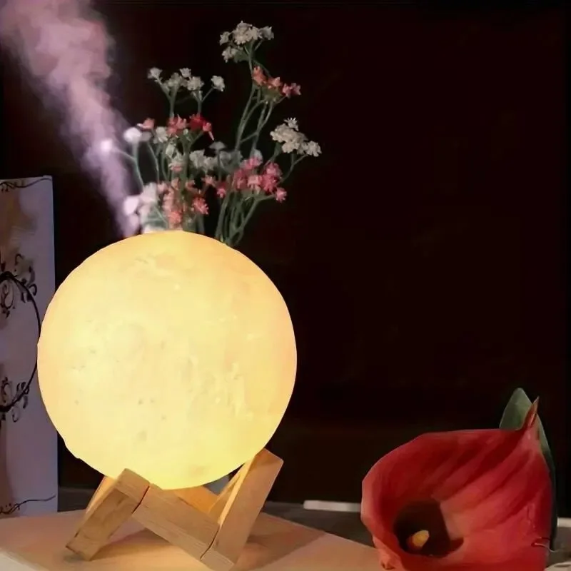 LED Moon Galaxy Night Light, DIY Moon Lamp, Birthday Gift for Kids Girls Boys Women, Bedroom Decor, Warm Light gallery 5