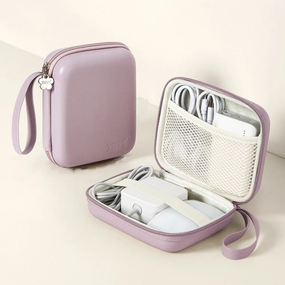 충격 방지 EVA 가죽 헤드폰 가방 휴대용 방진 EVA 디지털 보관 가방 내마모성 경량