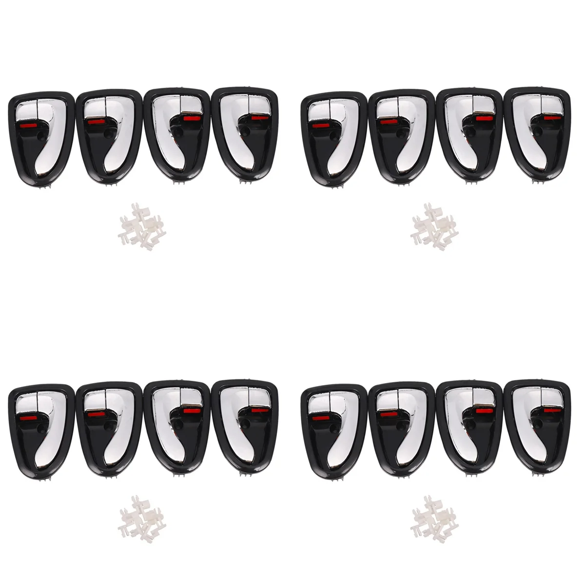 

16Pcs Car Inside Door Handle Front Rear Left Right for ACCENT / 2000-2006 8261022001LG 8262022001LG