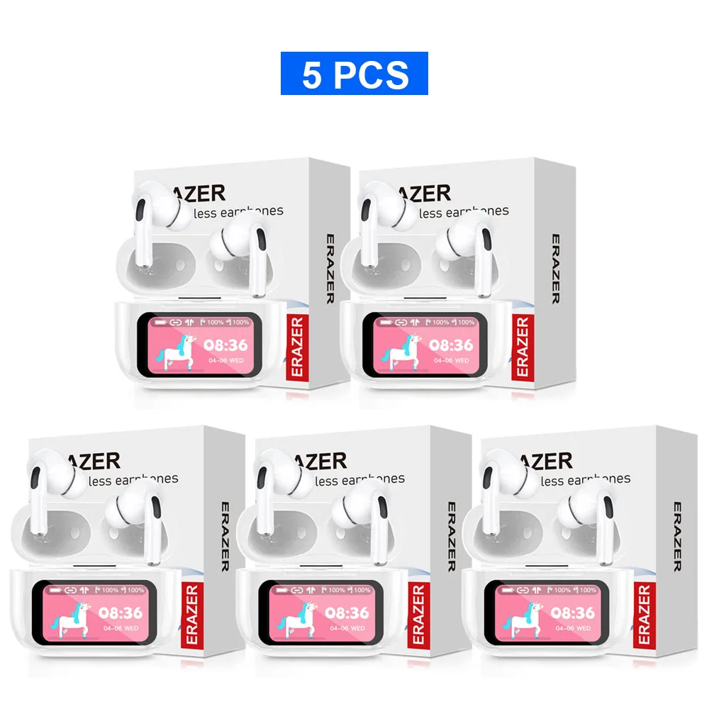 ERAZER Original Wireless Bluetooth Earphones HiFi Headphones HD Stereo Waterproof Earbuds Touch Screen With ANC Noise Reduction