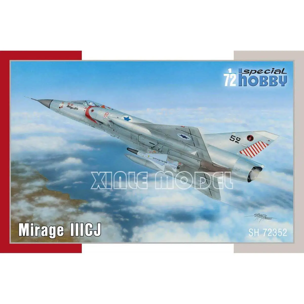 

Сборная пластиковая модель самолета Special Hobby 72352 Mirage IIICJ 1/72