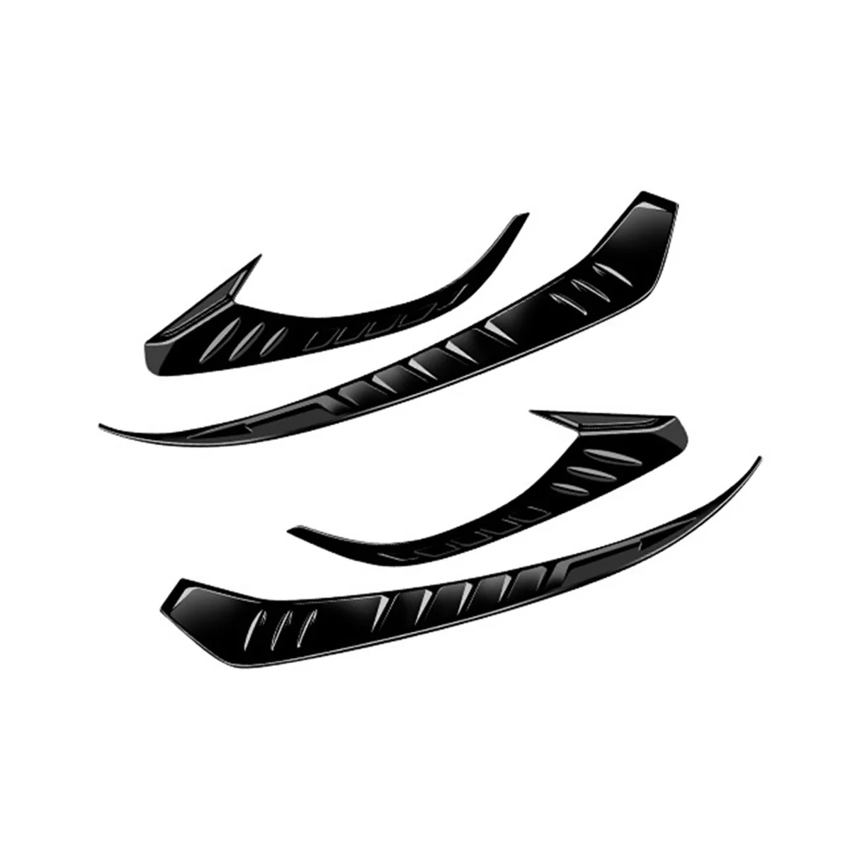 Front Headlights Eyebrows Eyelids Trim Strip for -V Vezel 2021-2023 lamp Eyelash Stickers