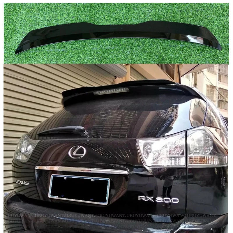 Rear Roof Lip Spoiler For lexus rx  rx300 rx350 2007-2011 ABS Plastic Glossy Black Car Tail Wing Decoration