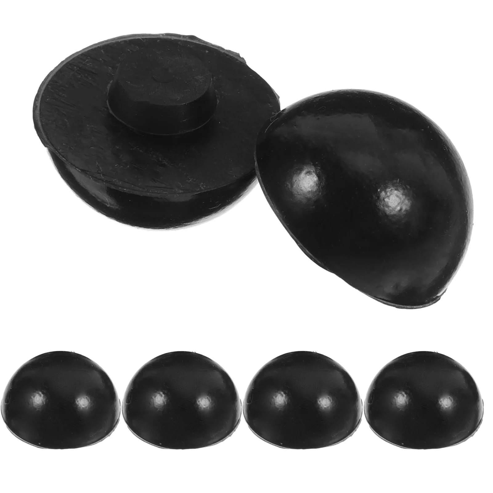 Meditation Entertainment Drum Part Hollowing Rubber Stopper Tongue Support Plug Black Ethereal