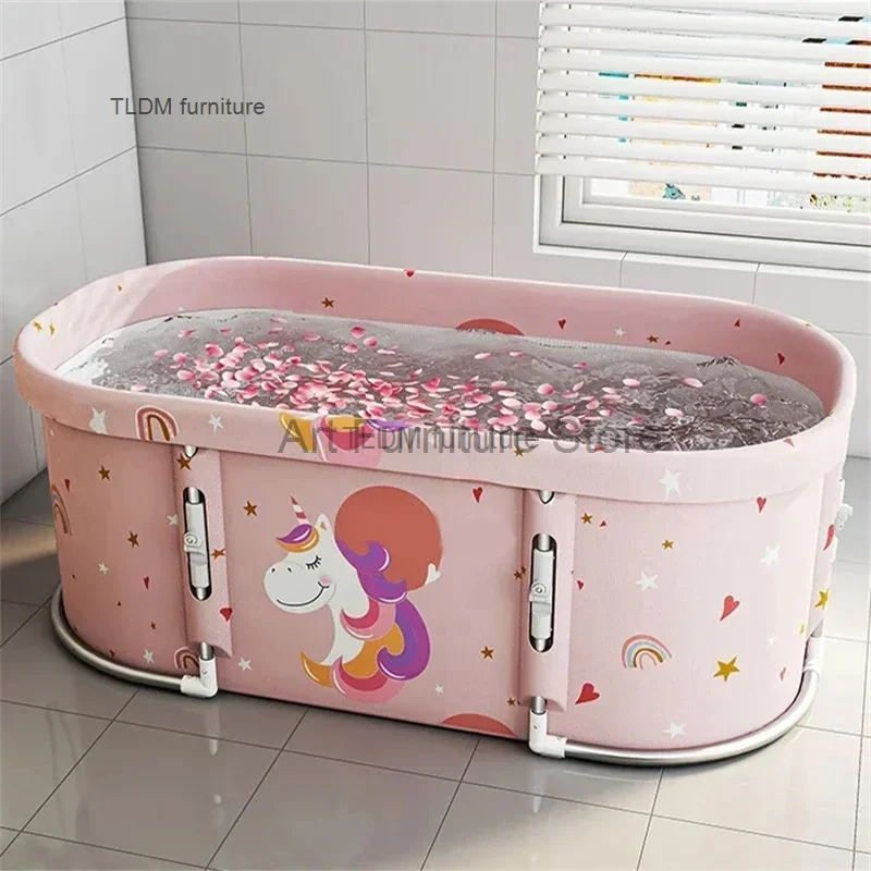 

Household Foldable Bathtubs for Adults Full Body Sauna Spa Steaming Shower Portable Bathtub Small Apartment Bath Artifact M