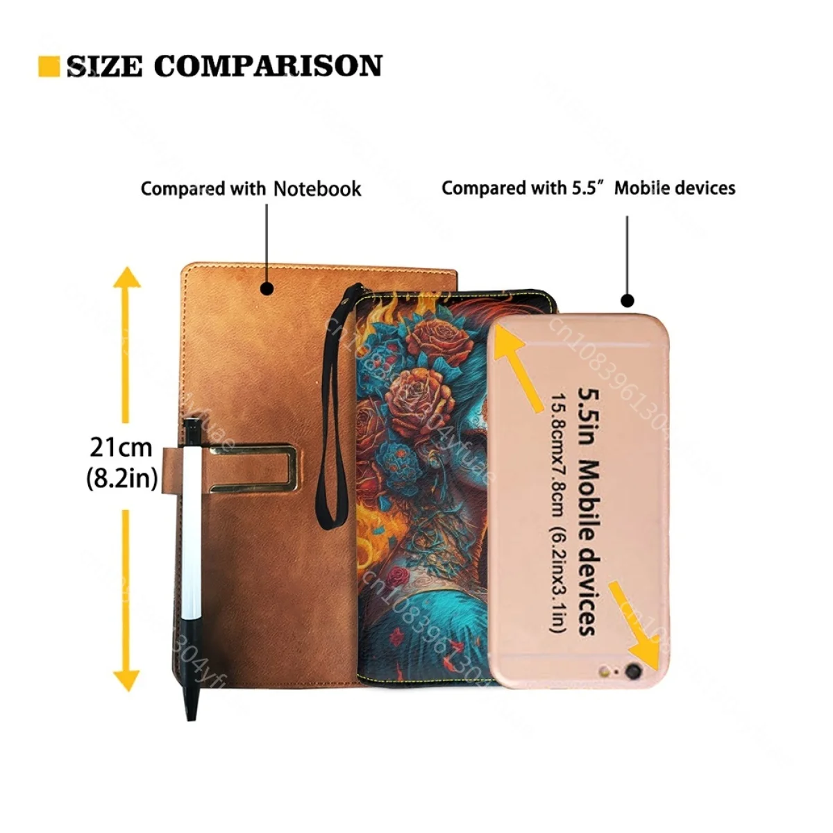 Goth Girl Sugar Skull Design portafoglio con cerniera donna tracolla lunga portamonete Casual portamonete portamonete in pelle P