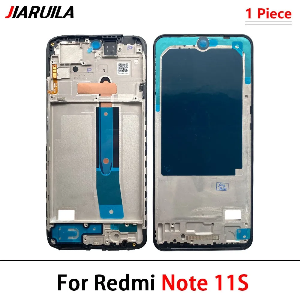 Front Housing LCD Display Frame For Xiaomi Redmi Note 11 Pro 5G 2201116SG Housing Middle Frame Bezel Plate Cover