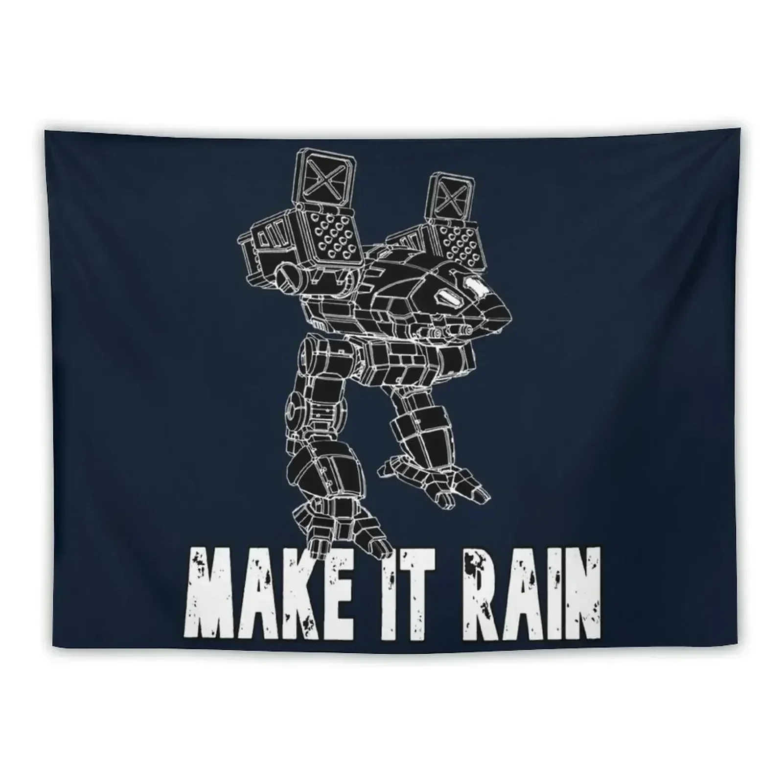 Make It Rain Catapult Tapestry Wallpaper Bedroom Kawaii Room Decor Wall Hanging House Decoration Tapestry