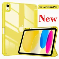 Funda acrílica HD para IPad A16 Pro M5 Air 13 11 12,9 11 10 9 8 7 6 5 4a generación M3 M2 M4 pulgadas Funda transparente a prueba de golpes