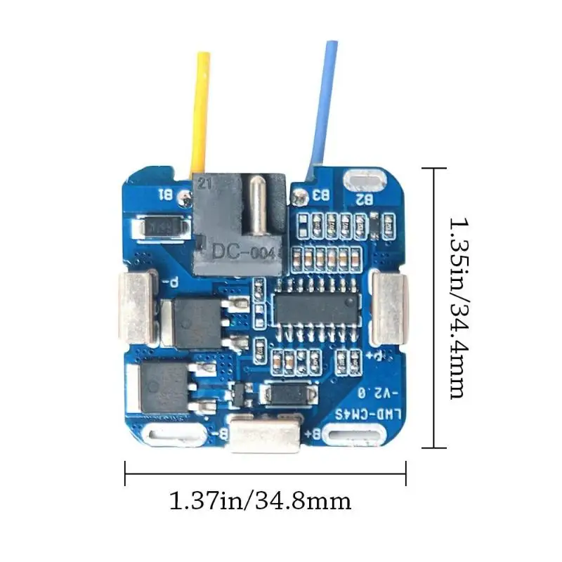16.8V MOS Battery Charging Protection Board 4S Electric Tool PCB Circuit Board Charging Drill Protection Board Accessories