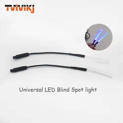 1 pair LED Car Universal Blind Spot light lamp after market BSD BSA BSM blind spot monitor detection side mirror glass
