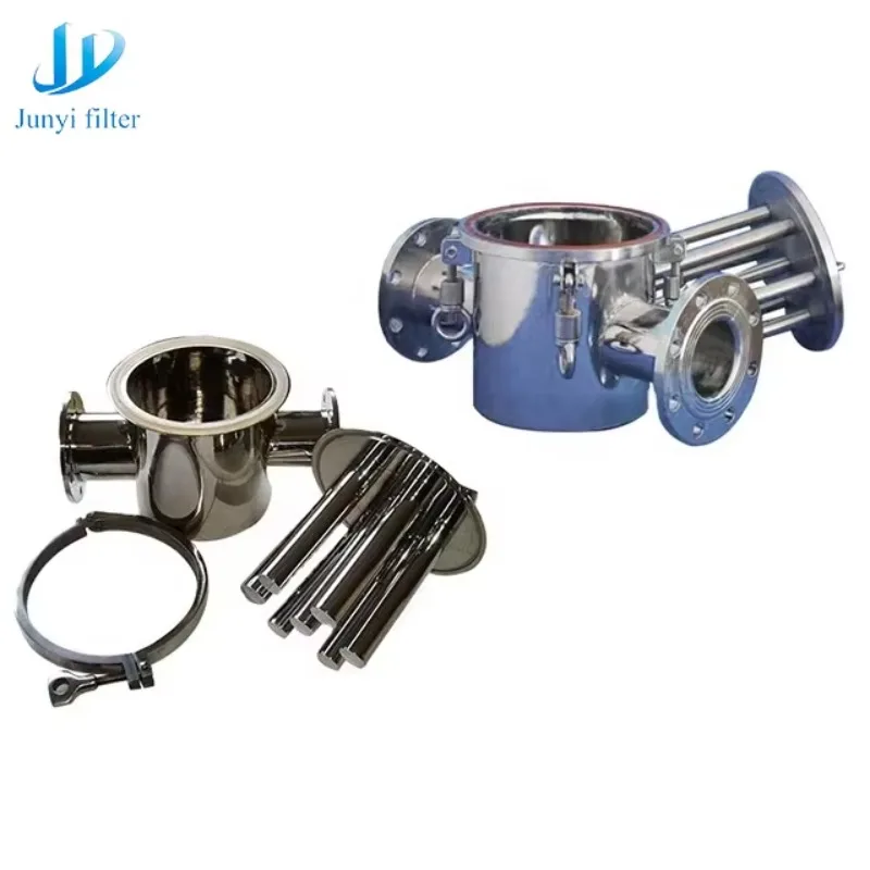 

High Quality SS 304/316L Flange Type Iron Separator Magnetic Filter