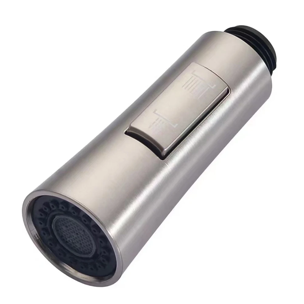 Pull Out Shower Head Sprinkler for High Appearance in Kitchen ABS Material G1/2 Connection Size Silver/Black/Brushed/Gray