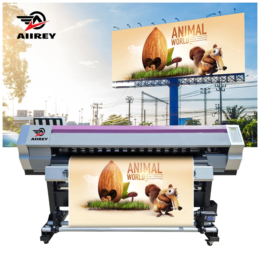 Eco Solvent Printer with XP600/i3200 Printhead Tarpaulin Vinyl Sticker Flexible Banner Printer