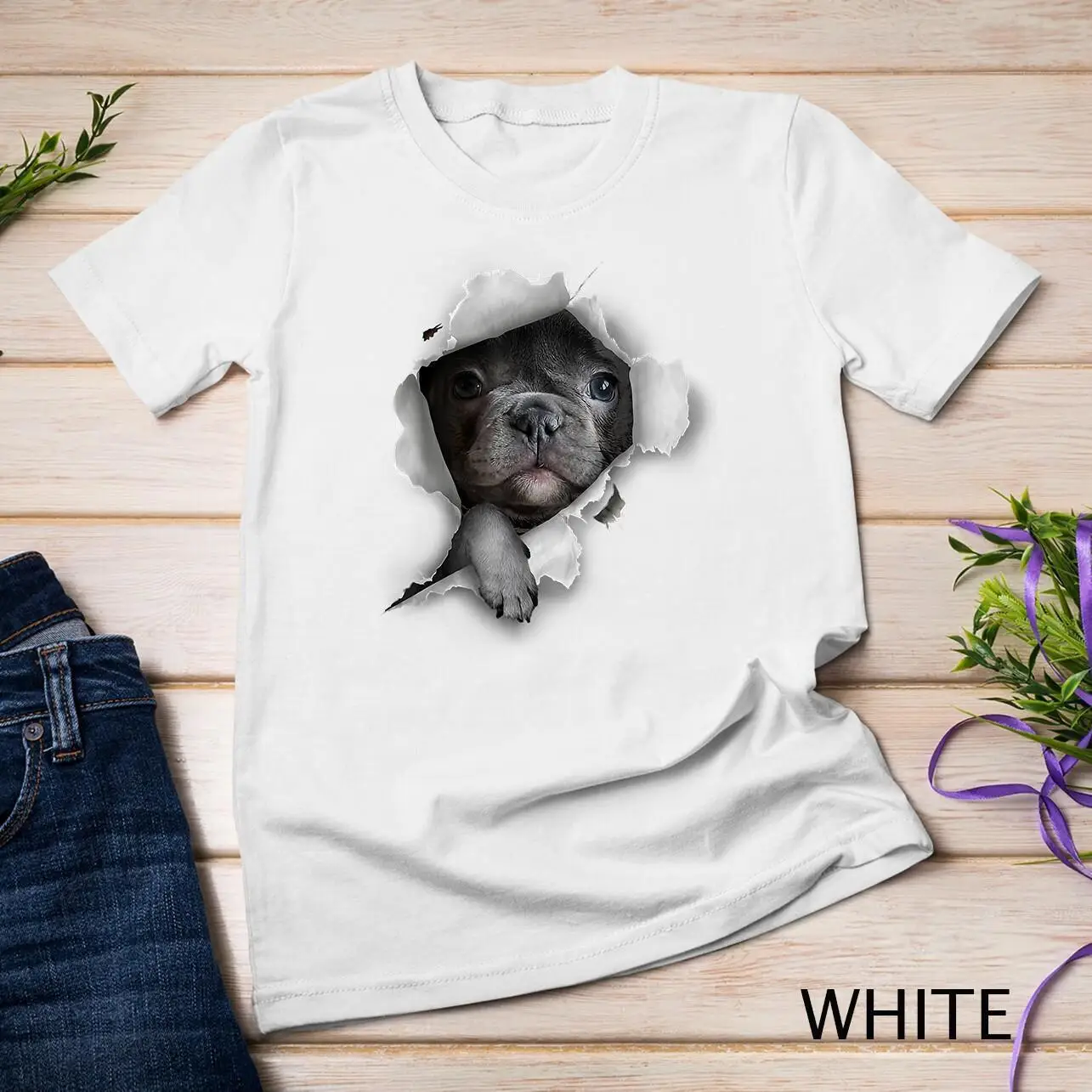 French Bulldog Tshirt  Frenchie T Shirt  Frenchie Unisex T-shirt S-3XL Fastship