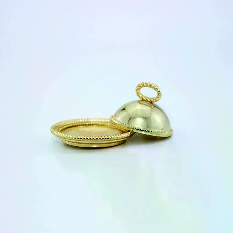Miniature Toy Model Scene Doll House Accessories Mini Western Steak Cover Iron Plate Lid Delivery Tray
