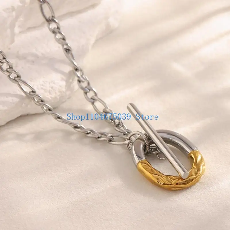 5ASD أنيقة نغمة قلادة مقاومة للماء مع مشبك OT آمن مثالي للحفلات #5