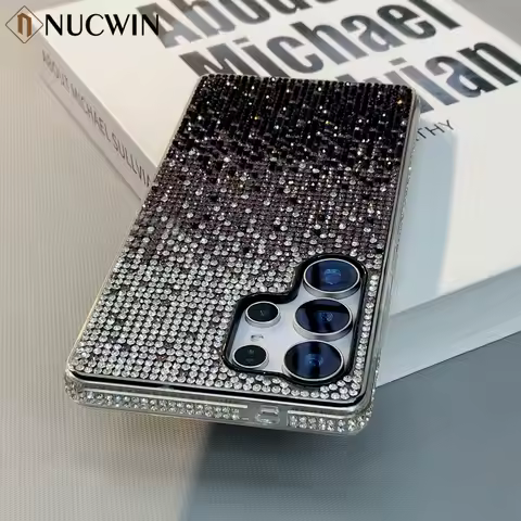 Luxury Bling Full Shinny Diamond Case For Samsung S23 S24 S25 Ultra S25 Plus S25 S24 S23 S22 S21 S20 Note20 Ultra Glitter Cover