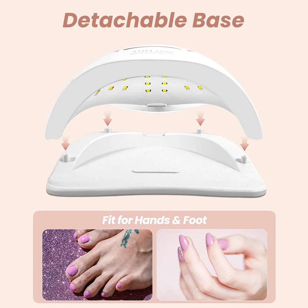 LINMANDA SUN X5 MAX 120W UV LED Nail Lamp for Fast Drying Gel Nail Phototherapy Machine 45 LEDs Manicure Tool Salon Equipment image 5