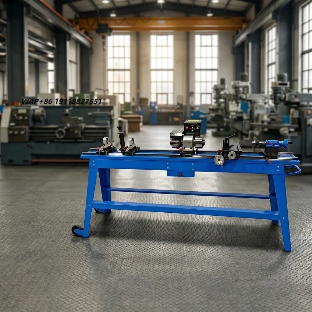 Billiard Shaft Maintenance Equipment Heavy Duty Lathe Adjustable Speed Accuracy Tool Rest Carriage Way Heavy Steel Construction