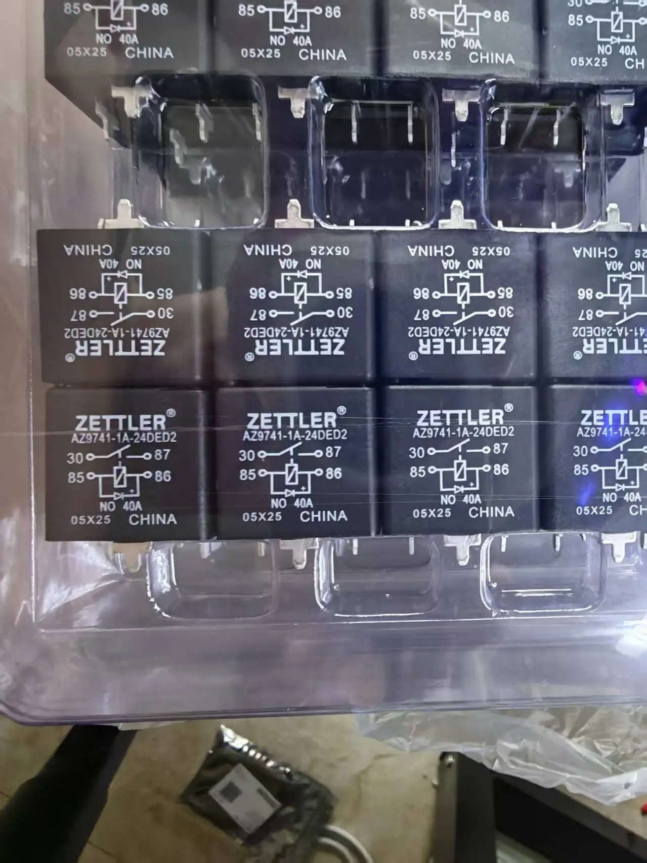 AZ9741-1A-24DED2 ZETTLER 24V Automotive Relay SPST 40A ,same as AZ9741-1A-24DE
