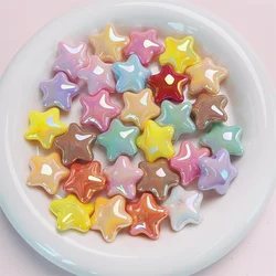 TX06 Acrylic Five Pointed Star Scattered Bead Diy Colorful Necklace Bracelet Diy Cute Girl Fashion Beads Accessories