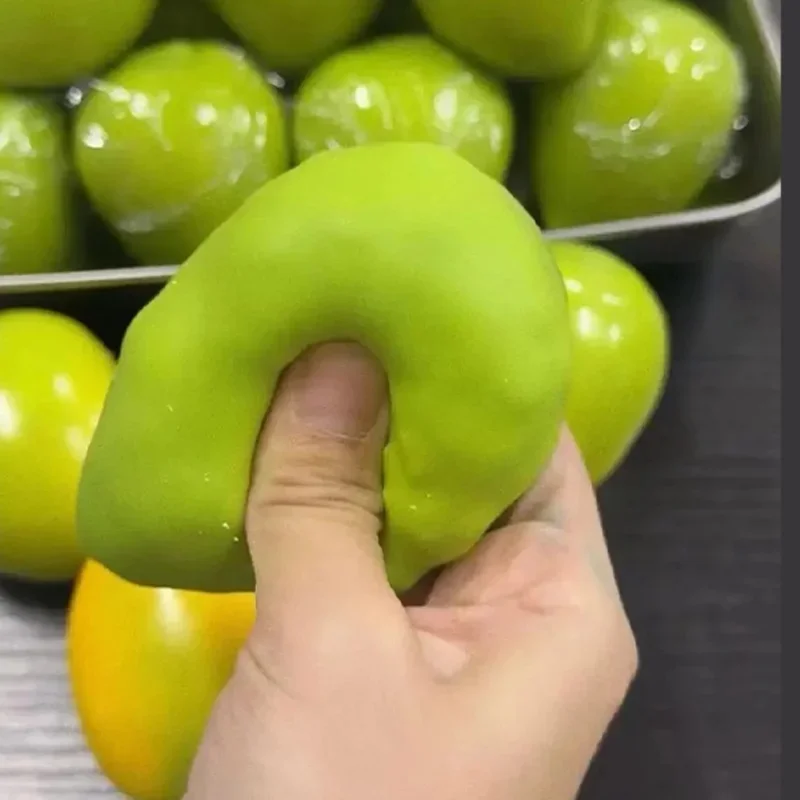 2026 DIY Temperature Adjustable Mango ASMR Building Block Pinch Ball Can Shape Decompress Toys Does Not Rebound When Squeezed