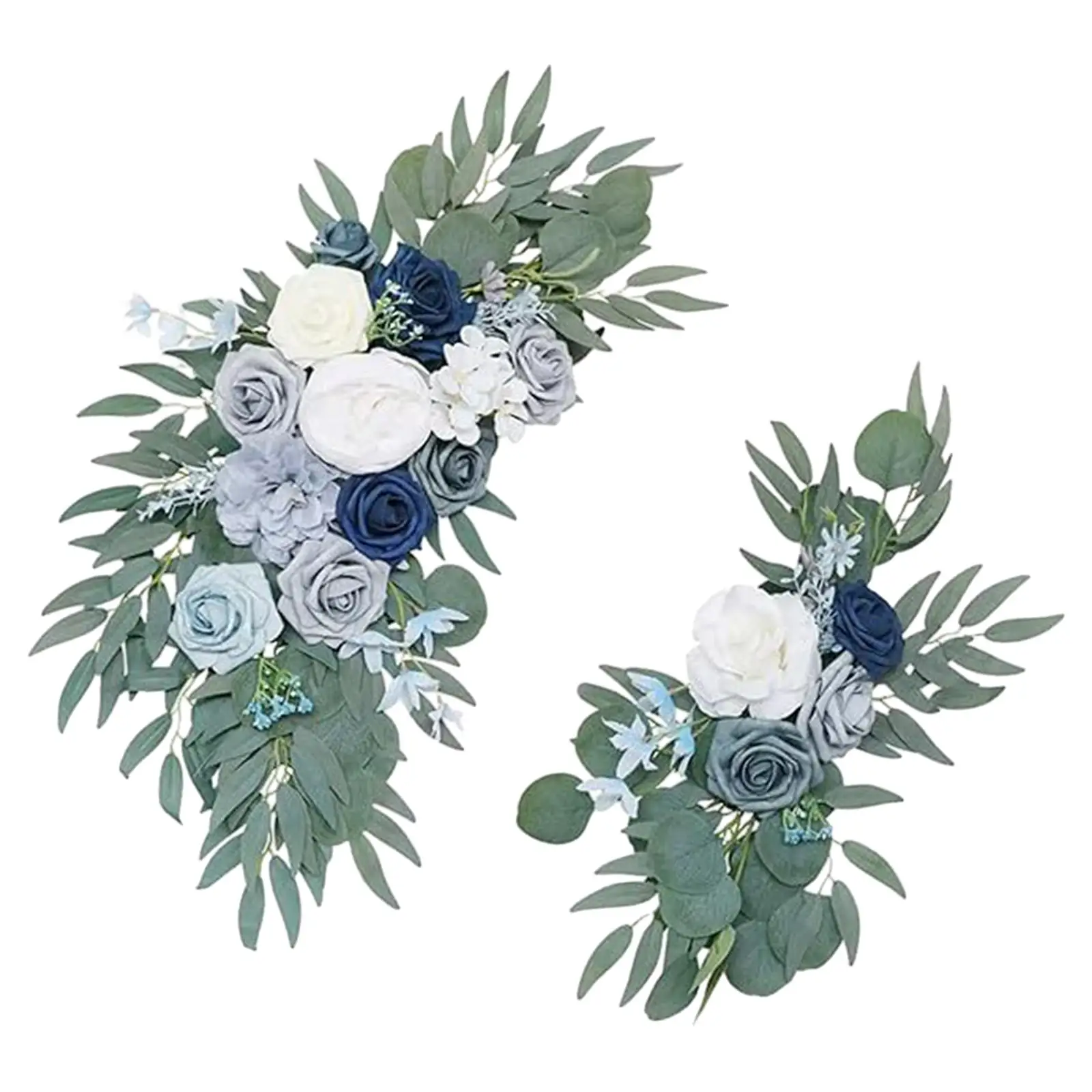 Wedding Arch Flowers Handmade Welcome Ceremony Sign Reception Backdrop Floral for Front Door Party Wall Wedding Reception