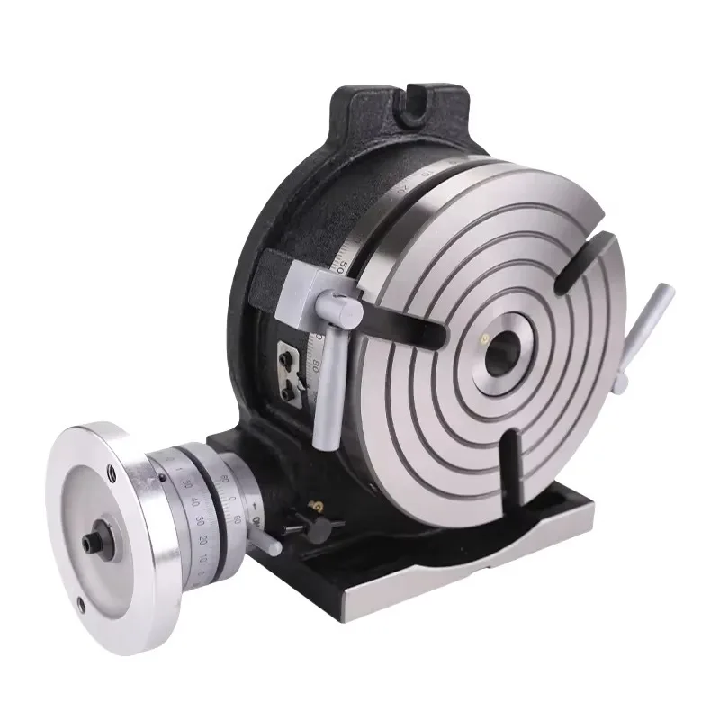 Efficient numerical control drilling and milling boring machine table indexing head work