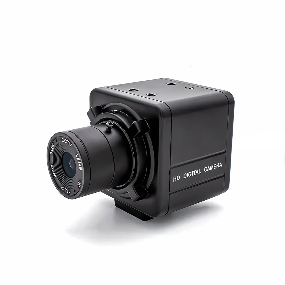 POE Industriële IP-camera 3/4/5/8MP CMOS 4K Mini IP-camerasensor CS-montage Beveiliging CCTV-video Metalen doos Netwerkcamera met CS-lens