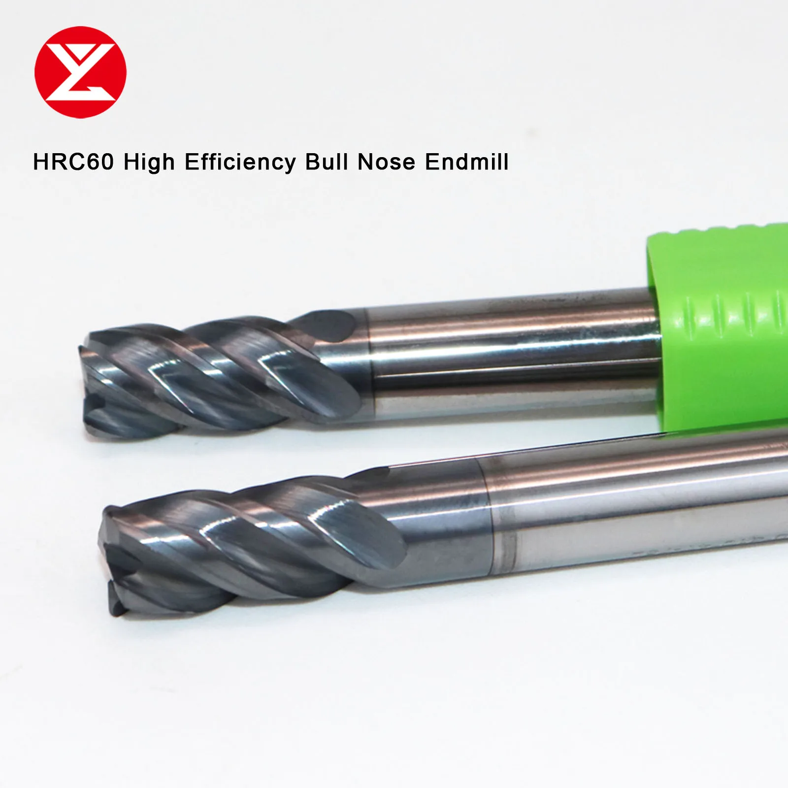 Solid Carbide 4Flutes High Efficient Bull Nose Endmill Unquel Space Various Chip Lead Processing Stainless Steel Titanium Alloy