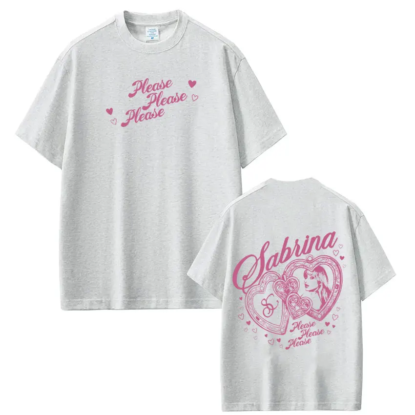 Singer Sabrina Carpenter Tour 2026 Graphic T-Shirt Men Women Fashion T-shirts Short-sleeve Loose Casual Cotton T-shirts Fan Gift