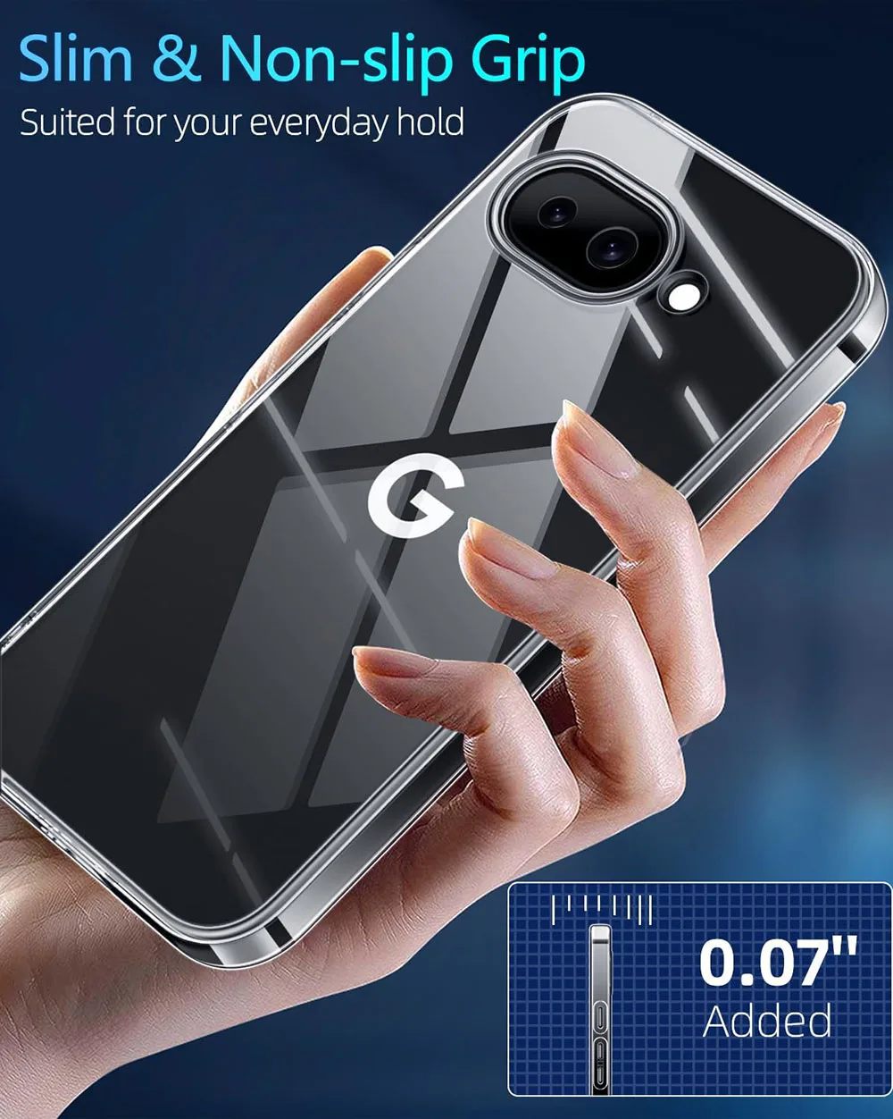 Ultra Thin Soft Case For Google Pixel 10 9 Pro XL 10A 9A 8 8A 7 7A 6 6A Pro Clear Silicone Cover Shockproof Slim TPU Shell Coque view 3