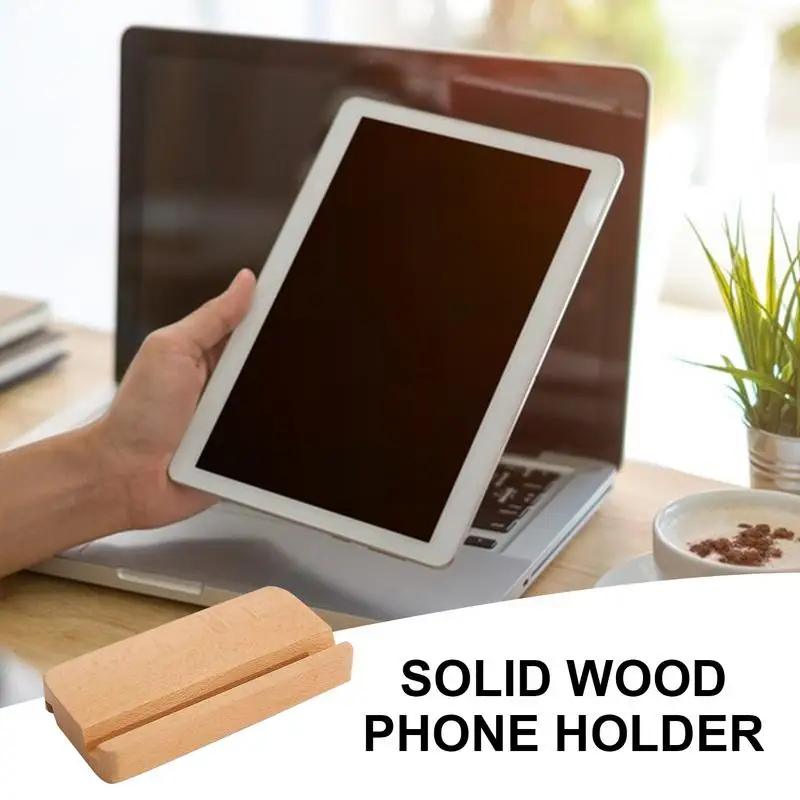 Suporte De Telefone De Madeira Para Smartphone, Suporte De Mesa, Ornamento De Mesa, Mesa De Cabeceira, Presente Organizador para Mulheres e Homens