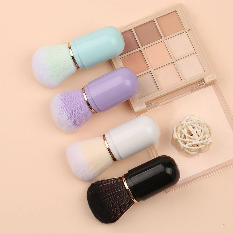Single Makeup Tools Portable Mini Makeup Brushes Retractable Beauty Tools Loose Powder Brush Blush Brush Makeup Brushes