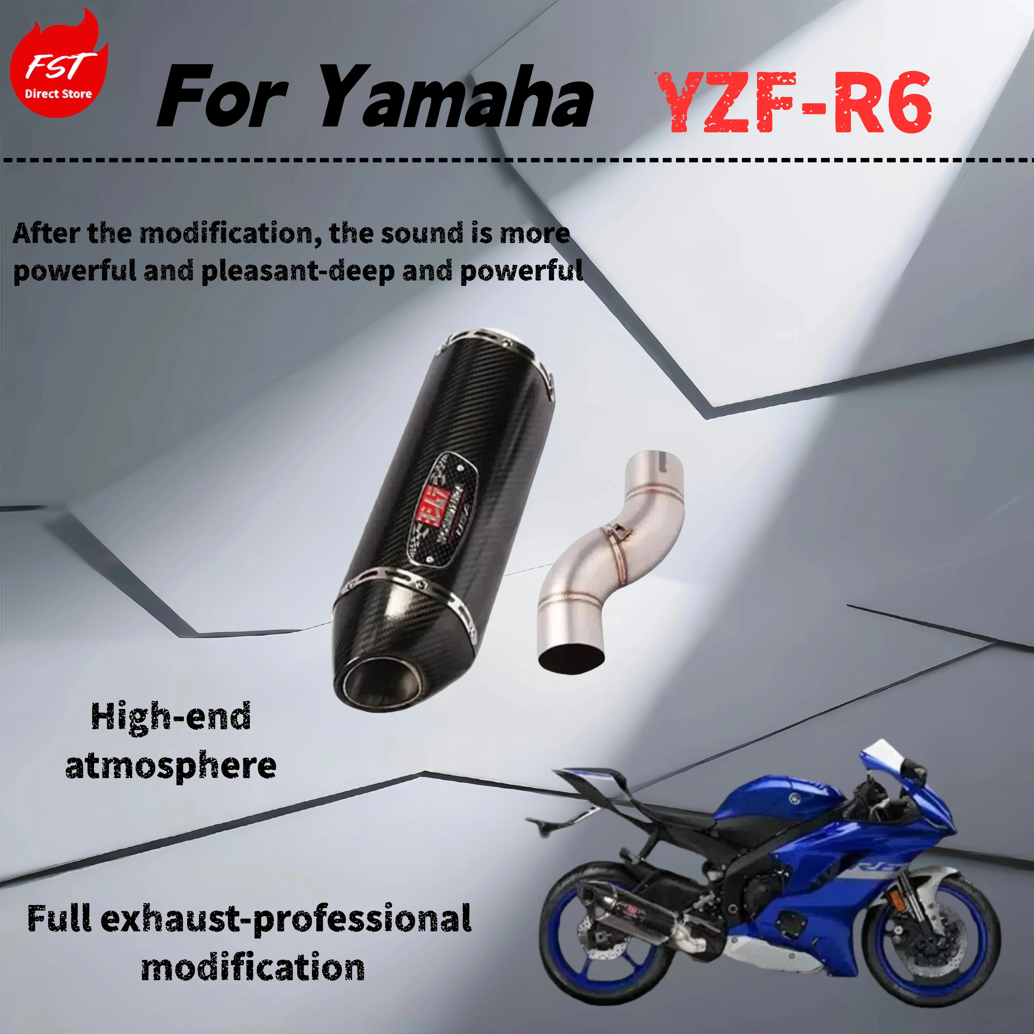

Для Yamaha YZF-R6 — модифицированная выхлопная труба со средним хвостом — звук глубокого, богатого и мощного.