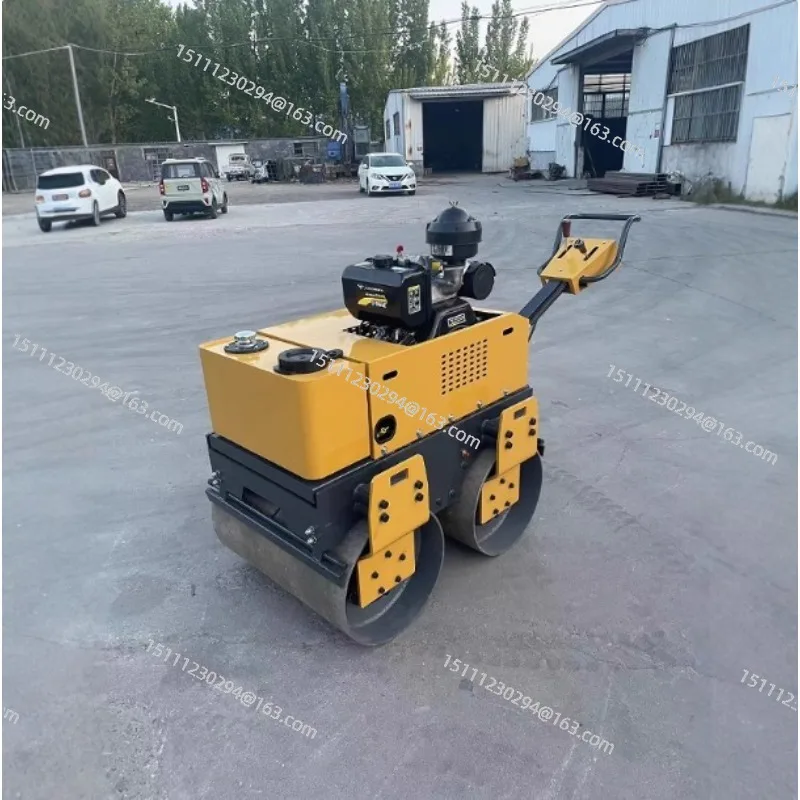 Mini Hand-Powered Dual Steel Wheel Cam Road Roller with Vibration Compaction YDL-TS700 YDL-S700