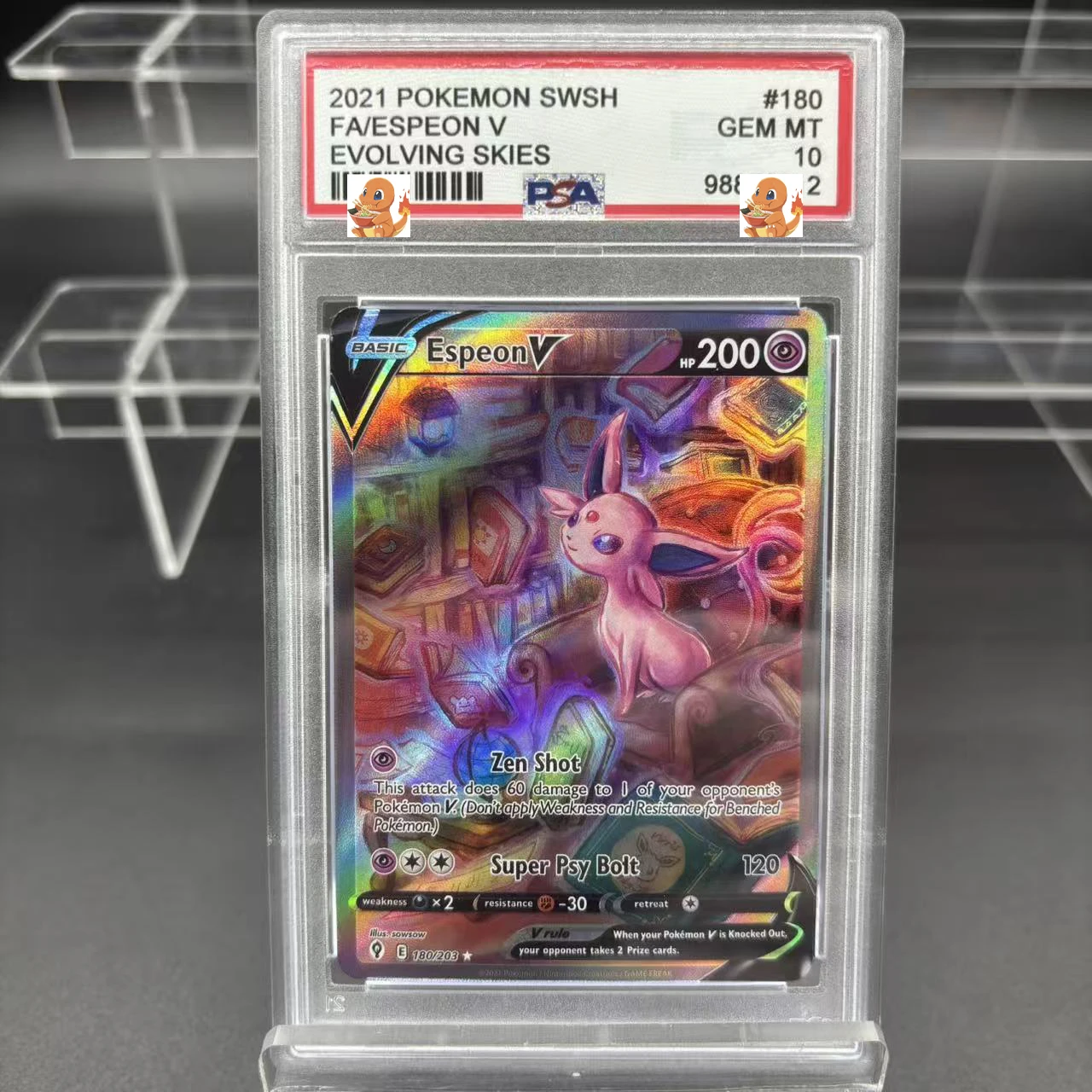 Diy 1 stks/set Pokemon PTCG PSA Mewtwo GX Seismitoad Self Control Verzamelen Handtekening Trading Flash Card Anime Cartoon Gift