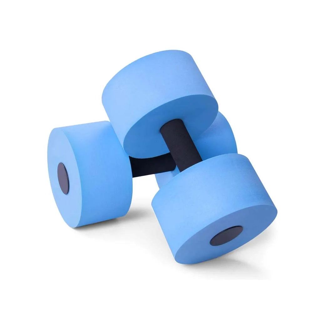 

1pair Water Dumbbells Set for Pool Exercise - Unisex High-Density EVA-Foam Swim Aqua Fitness Barbellspromote sales