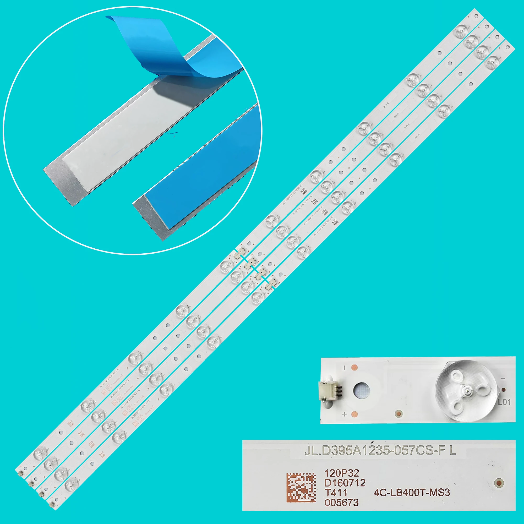 LED BackLight Strip For 40FB3104 40FB3108 40FC3112 40FA3103 4C-LB400T-MS3 40560F-DB LVF400CMDX MS395D10-ZC14F-01