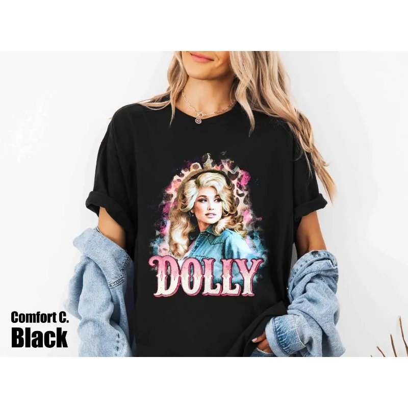 Dolly Parton Comfort Colors Shirt, Vintage Graphic 80s Dolly, Retro Country Music Tee