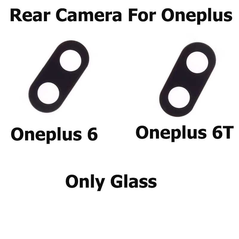 

For Oneplus 6 6T Rear Camera Lens Glass Back Camera Glass Lens Replacement With Glue Sticker Repair Parts