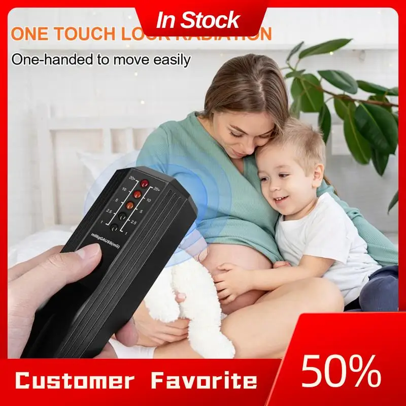 

Radioactive Detector LED Indicators Radioactive Meter Precise Positioning 50/60Hz Frequency Monitoring EMF Tester Durable
