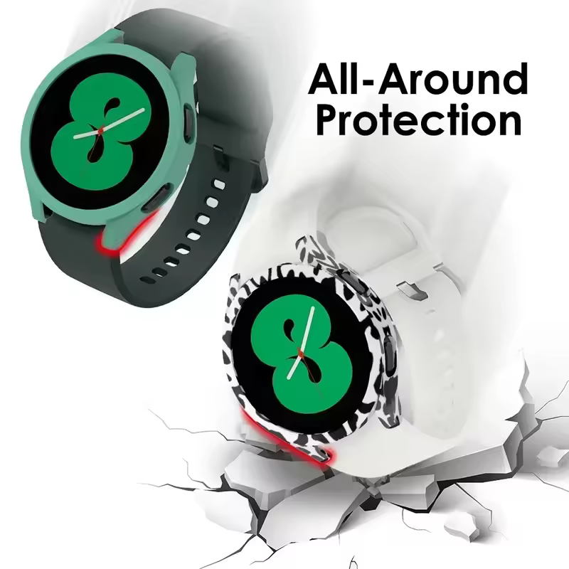 Watch Cover for Samsung Galaxy Watch 4 40mm 44mm 42mm 46mm 45mm,PC Matte Case All-Around Protective Bumper Shell for Watch5/5Pro - Image 3