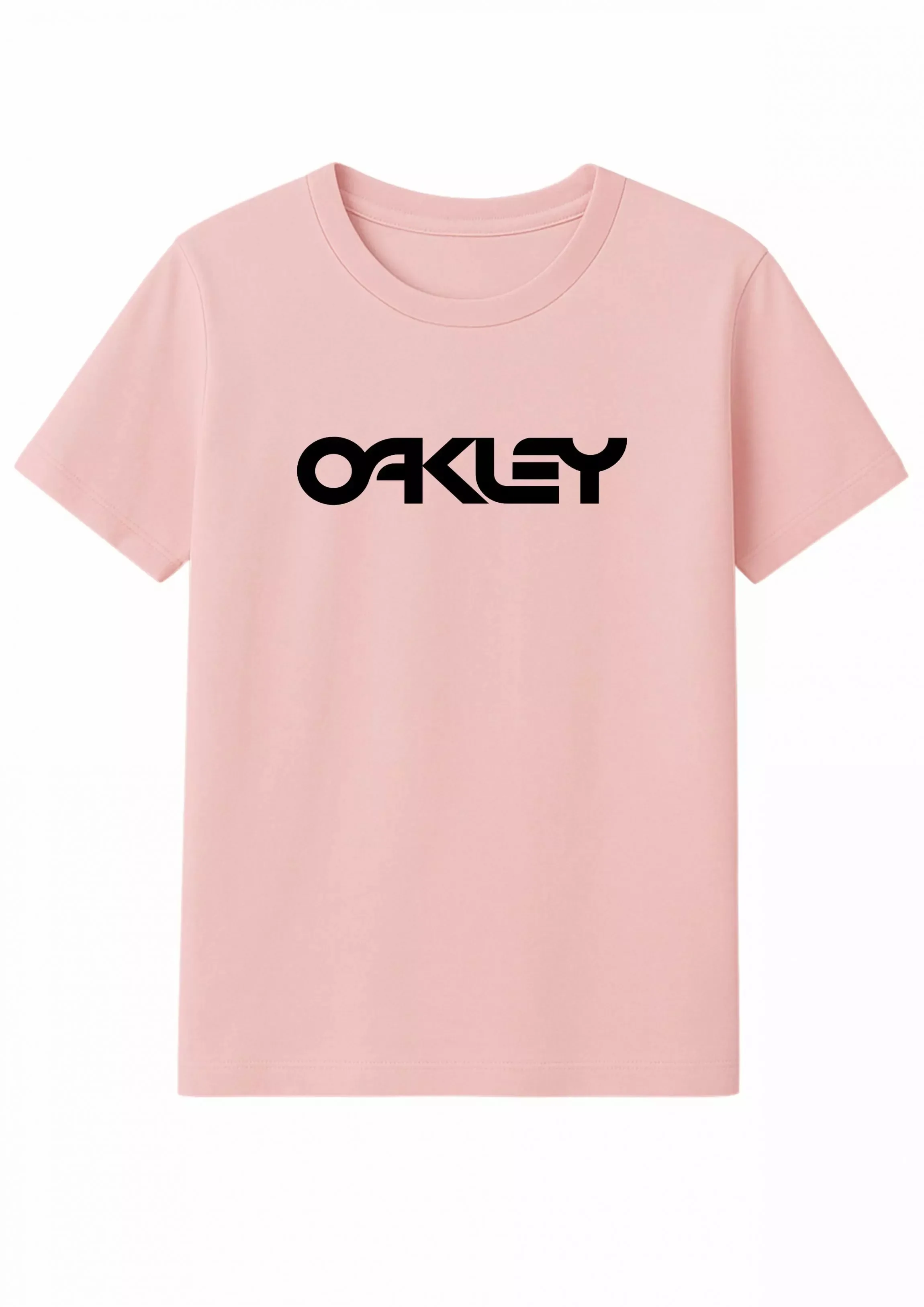 Oakley Escrito Kaus Katun Grafis Uniseks Pria Wanita Musim Panas Lengan Pendek Kaus Merek Fashion Atasan Retro Antik Kasual Mewah